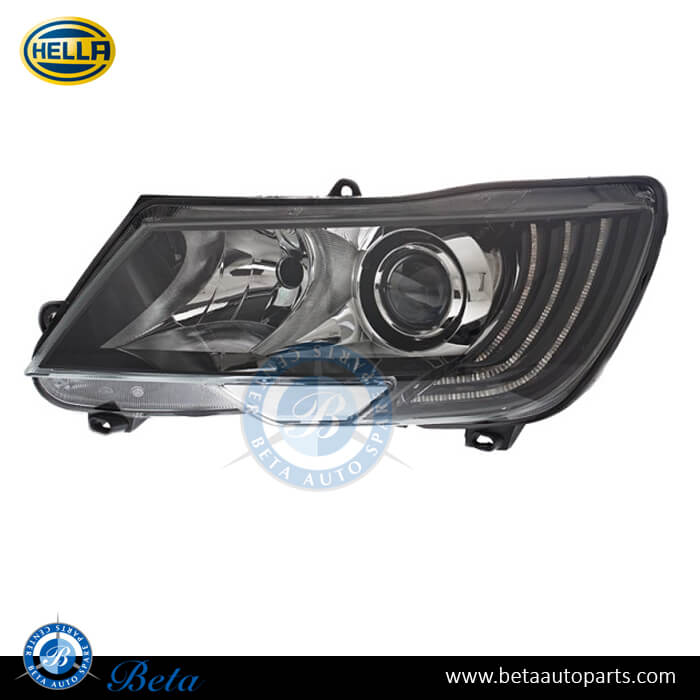Left Side Headlamp Bi-Xenon for Skoda Superb 2009-2015 models, Part Number 3T1941017H Left Side Headlamp Bi-Xenon for Skoda Superb 2009-2015 models, Part Number 3T1941017H